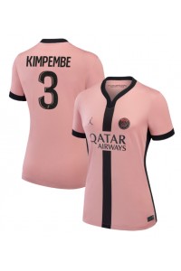 Paris Saint-Germain Presnel Kimpembe #3 Voetbaltruitje 3e tenue Dames 2024-25 Korte Mouw